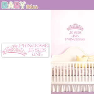 Stickers Diademe Je Suis une Princesse