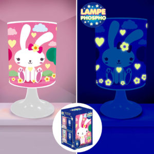 Lampe de Chevet Lapin Phosphorescente