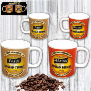 Tasses a Expresso Maman & Papa