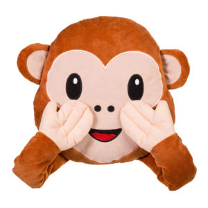 Coussin Emoticone Singe