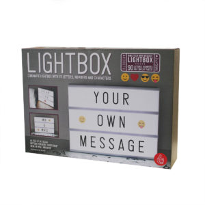 Tableau a Message Lumineux Personnalisable A4