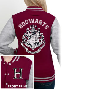 Teddy Femme Harry Potter Poudlard Bordeaux et Gris : S