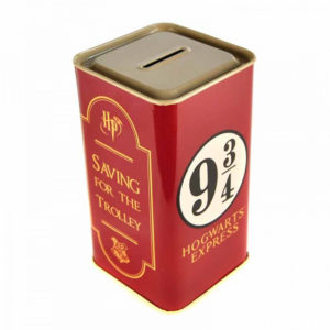 Tirelire Metallique Harry Potter Poudlard Voie Express 9 3/4