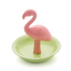 Porte-Bagues Flamant Rose
