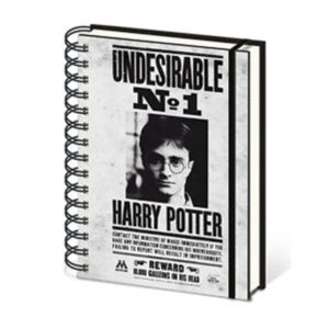 Carnet a Spirales Harry Potter Undesirable n°1