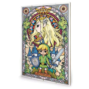 Panneau en Bois The Legend of Zelda Vitraux