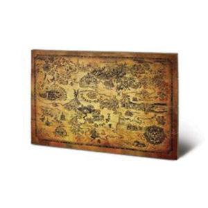 Panneau en Bois The Legend of Zelda Carte d'Hyrule