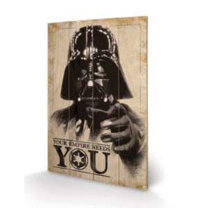 Panneau en Bois Star Wars Dark Vador