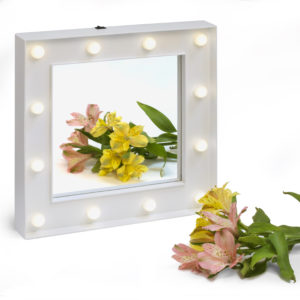 Miroir Hollywood - 12 leds