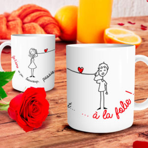 Mug Je T'Aime A la Folie