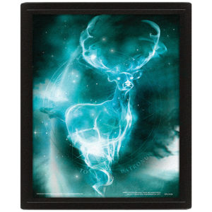 Cadre Harry Potter Effet Anime 3D Expecto Patronum