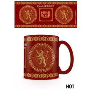 Mug Thermoreactif Familles de Game of Thrones : LANNISTER