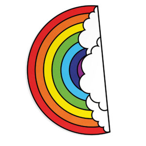 Maxi Serviette de Plage Arc-en-ciel