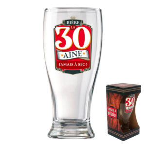 Verre a Biere Anniversaire : 30 ans