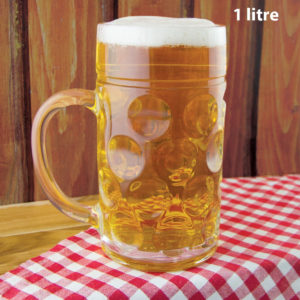 Chope a Biere Geante en Verre