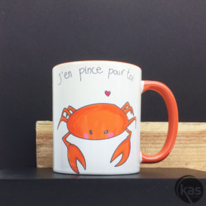 Mug Crabe J'en Pince Pour Toi