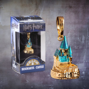 Pendentif Charm Harry Potter Chateau Poudlard Dore