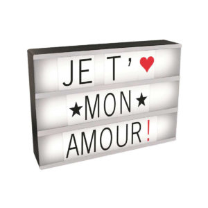 Boite Lumineuse a Message A4 - 85 Lettres