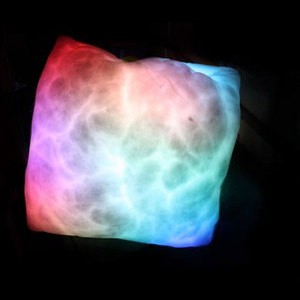 Coussin Lumineux Multicolore