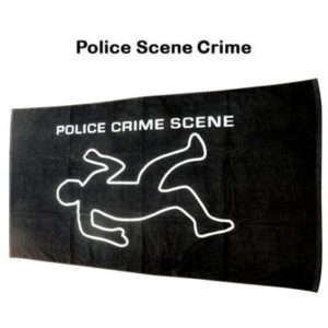 Serviette Scene De Crime