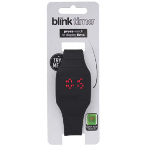 Montre Lumineuse - Blink Time : Montre Blink Time Noire