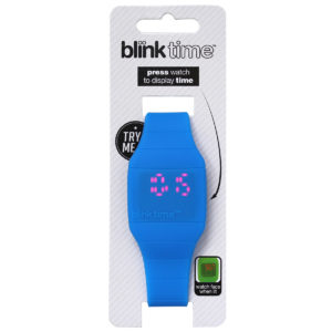 Montre Lumineuse - Blink Time : Montre Blink Time Bleue