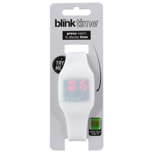 Montre Lumineuse - Blink Time : Montre Blink Time Blanche