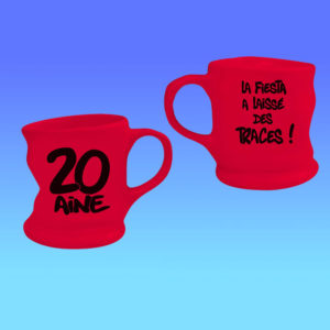 Mug Deforme Anniversaire : Mug Deforme 20aine