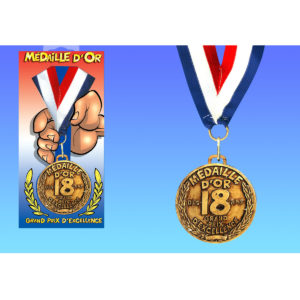 Medaille d'Or Anniversaire : Medaille d'Or 18 ans