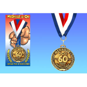 Medaille d'Or Anniversaire : Medaille d'Or 60 ans