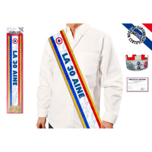 Echarpe Humoristique Anniversaire : Echarpe Anniversaire 30 Ans