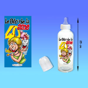 Biberon Anniversaire Humoristique : Biberon Femme 40 ans