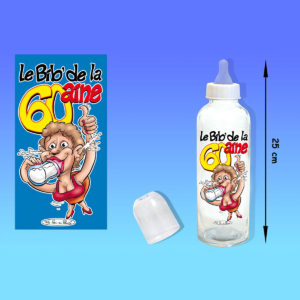 Biberon Anniversaire Humoristique : Biberon Femme 60 ans