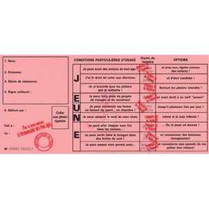 Permis Anniversaire Humoristique : Permis Anniversaire 18 Ans