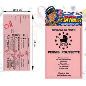 Permis Poussette Humoristique