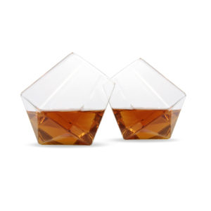 Coffret de Deux Verres Diamants