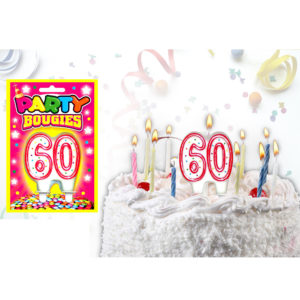Bougies Chiffres Anniversaire : Bougies Chiffres Anniversaire 60