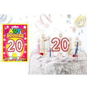 Bougies Chiffres Anniversaire : Bougies Chiffres Anniversaire 20