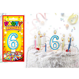 Bougies Chiffres Anniversaire : Bougies Chiffres Anniversaire 6