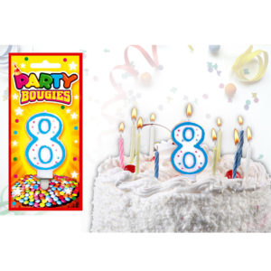 Bougies Chiffres Anniversaire : Bougies Chiffres Anniversaire 8