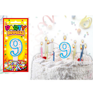 Bougies Chiffres Anniversaire : Bougies Chiffres Anniversaire 9