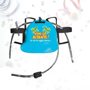 Casque a Biere Vive la Retraite
