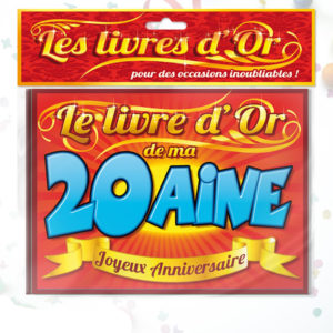 Livre d'Or Anniversaire : Livre d'or anniversaire 20aine