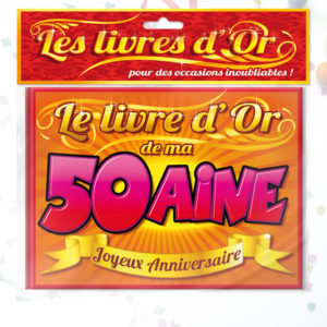 Livre d'Or Anniversaire : Livre d'or anniversaire 50aine