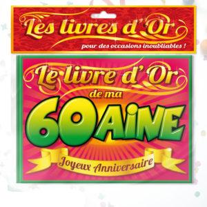 Livre d'Or Anniversaire : Livre d'or anniversaire 60aine