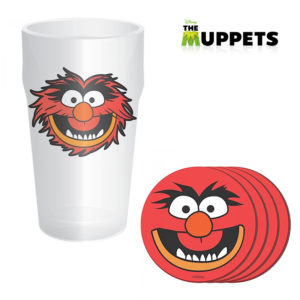 Maxi Verre Muppets et Quatre Sous-Verres