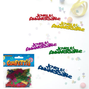 Sachet de Confettis Joyeux Anniversaire