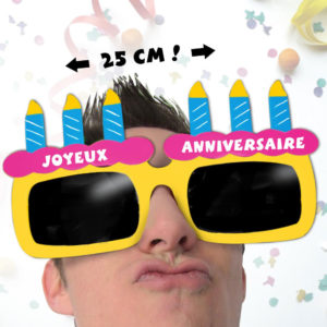 Lunettes Geantes Joyeux Anniversaire