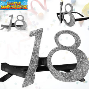 Lunettes Strass Anniversaire : Lunettes Strass Anniversaire 18 Ans
