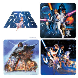 Pack de 4 Sous-Verres Star Wars en Liege